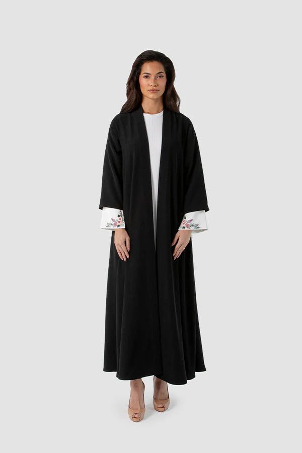 SM2521 – THE PASTEL BLOOM SUPER FLARED ABAYA