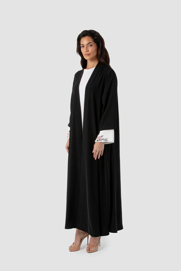 SM2521 – THE PASTEL BLOOM SUPER FLARED ABAYA