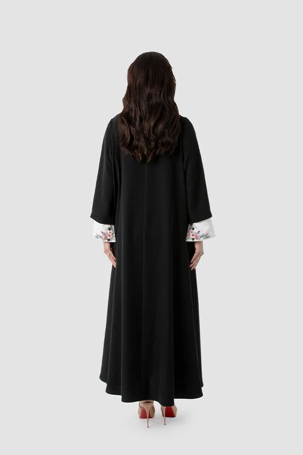 SM2521 – THE PASTEL BLOOM SUPER FLARED ABAYA
