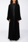 ED2315 COLORFUL ARTISANAL TOUCH SILK ABAYA