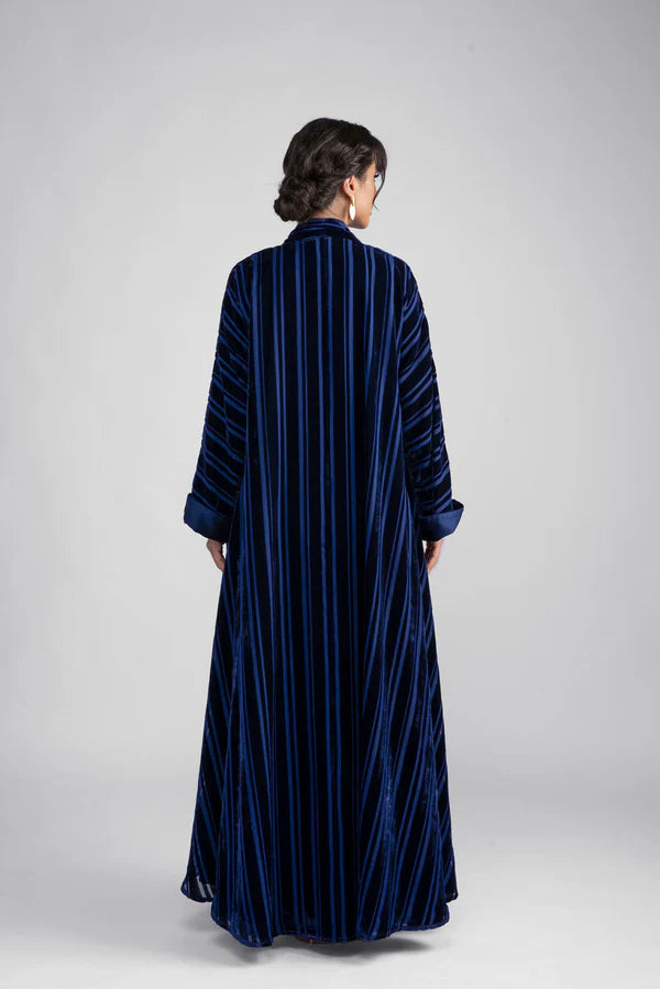 DC2301 BLUE THE VELVET STARLIGHT KIMONO