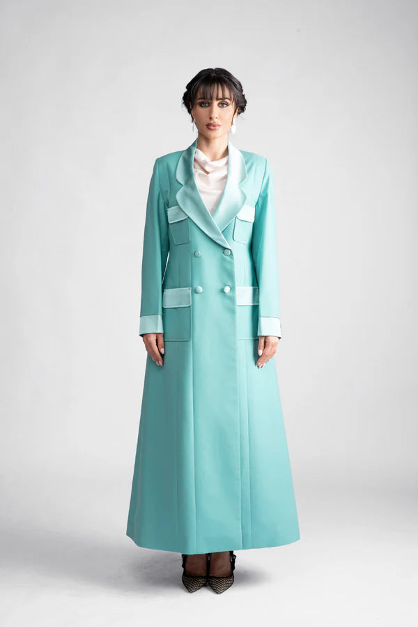 DCJ2301  MINT GREEN UNLEASHED SOPHISTICATION CHIC BLAZER