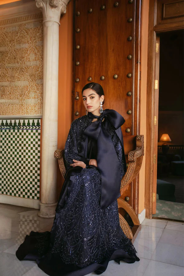RMDHC2501 OPULENT TULLE SYMPHONY LIMITED HAUTE COUTURE ABAYA