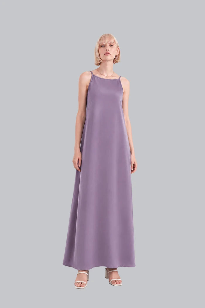 SPAGHETTI STRAP SILK MAXI DRESS INS2601SS