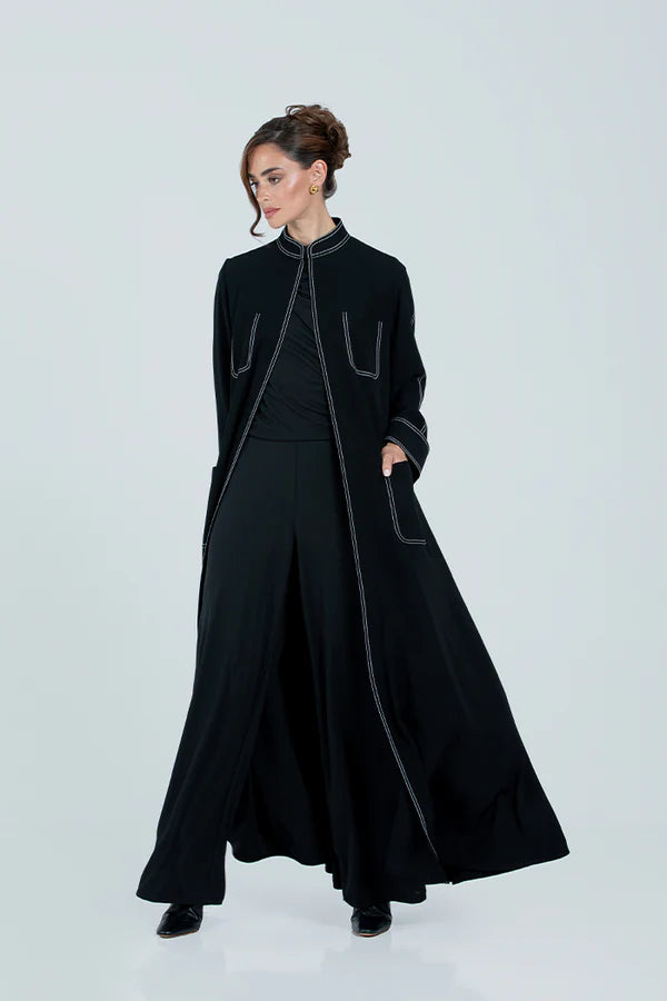 DC2513 THE BLACK BALANCE ABAYA