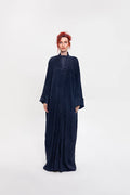 RTWS2403-FLARE BLUE ENCHANTED AURA KIMONO ABAYA