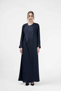RMD2408-BL LUXURIOUS SPLENDOR ABAYA IN NAVY BLUE