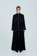 DC2513 THE BLACK BALANCE ABAYA