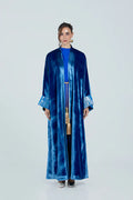 DCV2529-SAPPHIRE BLUE KIMONO GOLDEN BLOOM - LIMITED EDITION