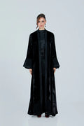 DCV2517A-BLACK THE MOONLIGHT VELVET ABAYA