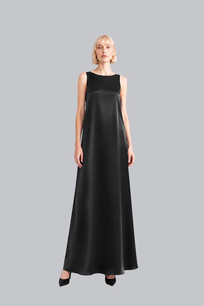 SLEEVELESS SILK MAXI DRESS INS2603SL