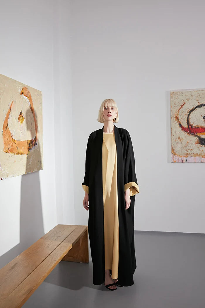 ART FORMATION CALLIGRAPHY INSPIRED ABAYA – A2202-B-MDS