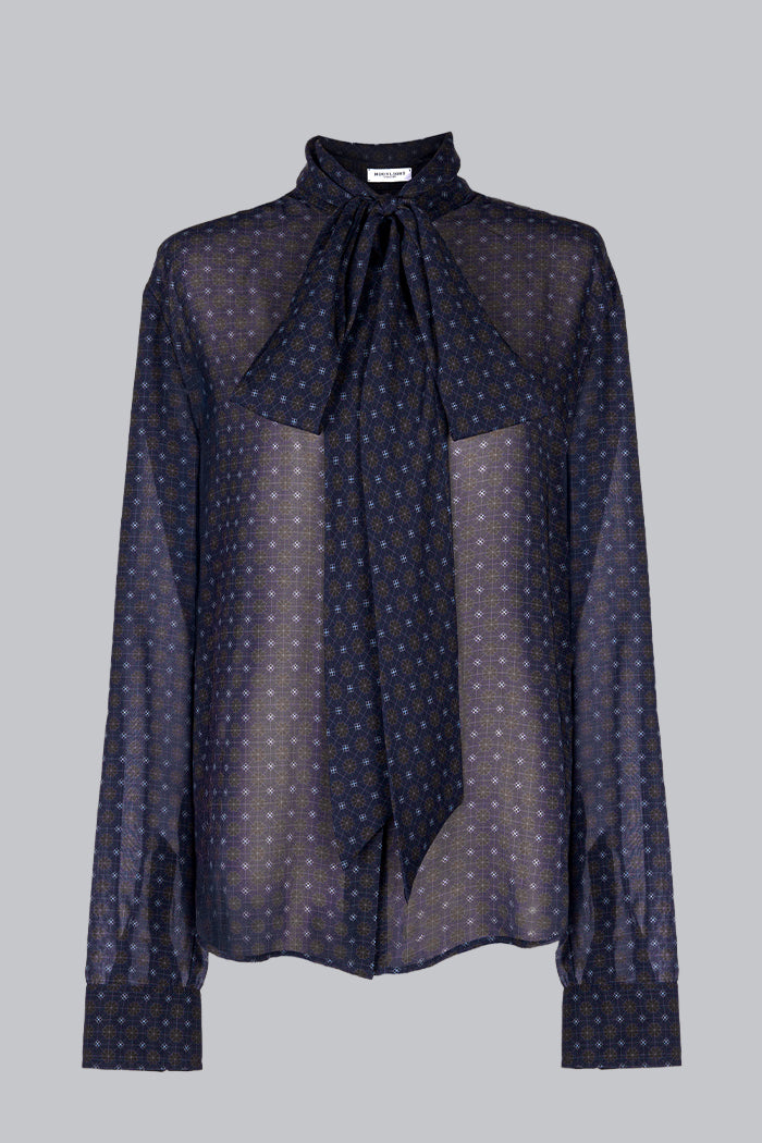 MOONLIGHT MOSAIC BOW SHIRT SM2646T