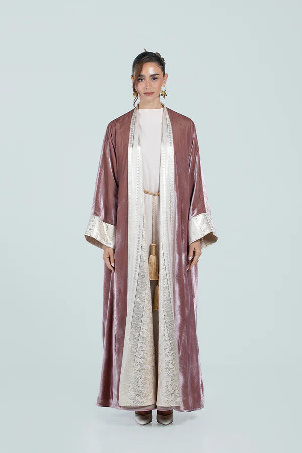 DCV2529-LIGHT PINK KIMONO GOLDEN BLOOM - LIMITED EDITION