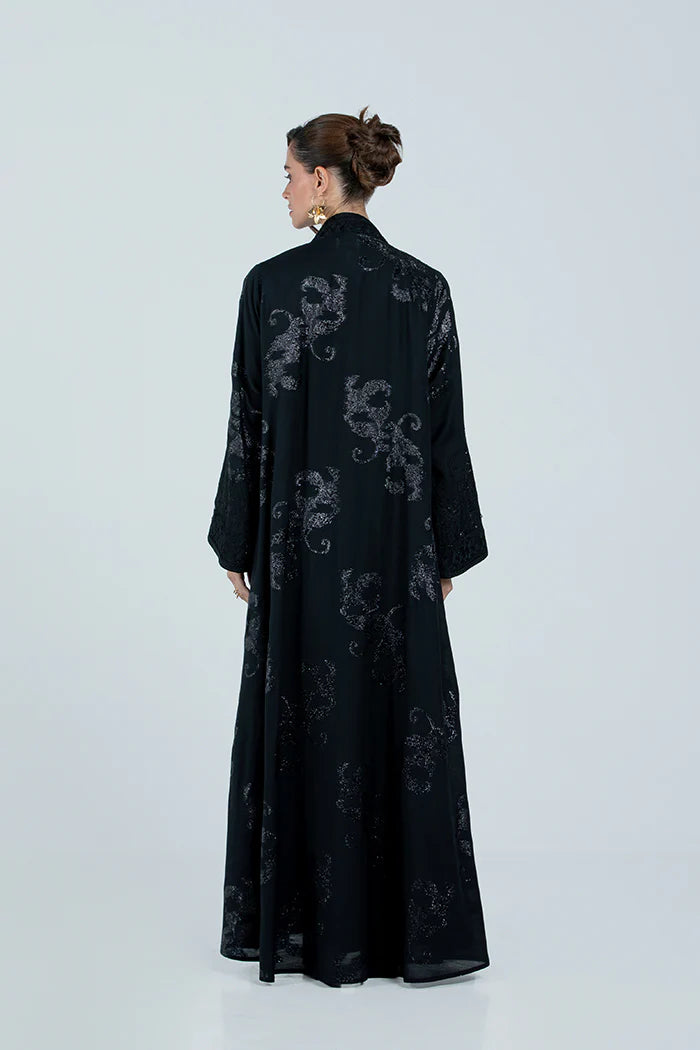 RMDCB2514 BLACK THE GILDED BLOOM KAFTAN - LIMITED EDITION