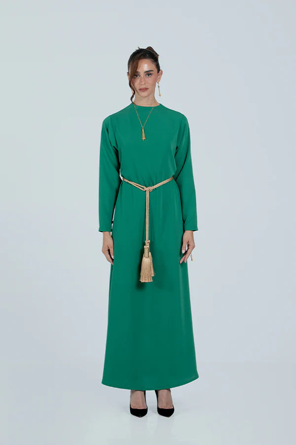 DCV2529-DARK GREEN KIMONO GOLDEN BLOOM - LIMITED EDITION