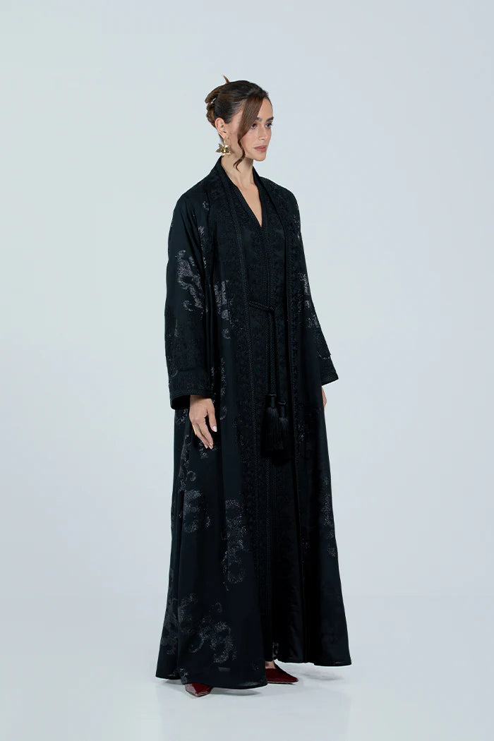RMDCB2514 BLACK THE GILDED BLOOM KAFTAN - LIMITED EDITION