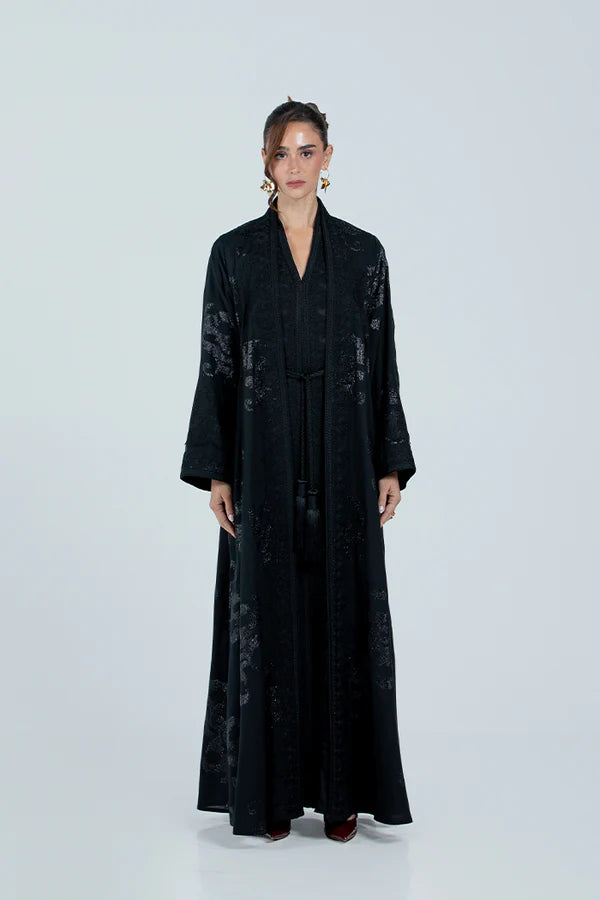 RMDCB2514 BLACK THE GILDED BLOOM KAFTAN - LIMITED EDITION