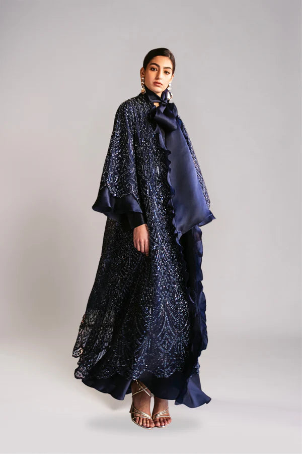 RMDHC2501 OPULENT TULLE SYMPHONY LIMITED HAUTE COUTURE ABAYA