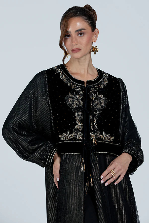 DCVHC2526 CELESTIAL NOIR ABAYA