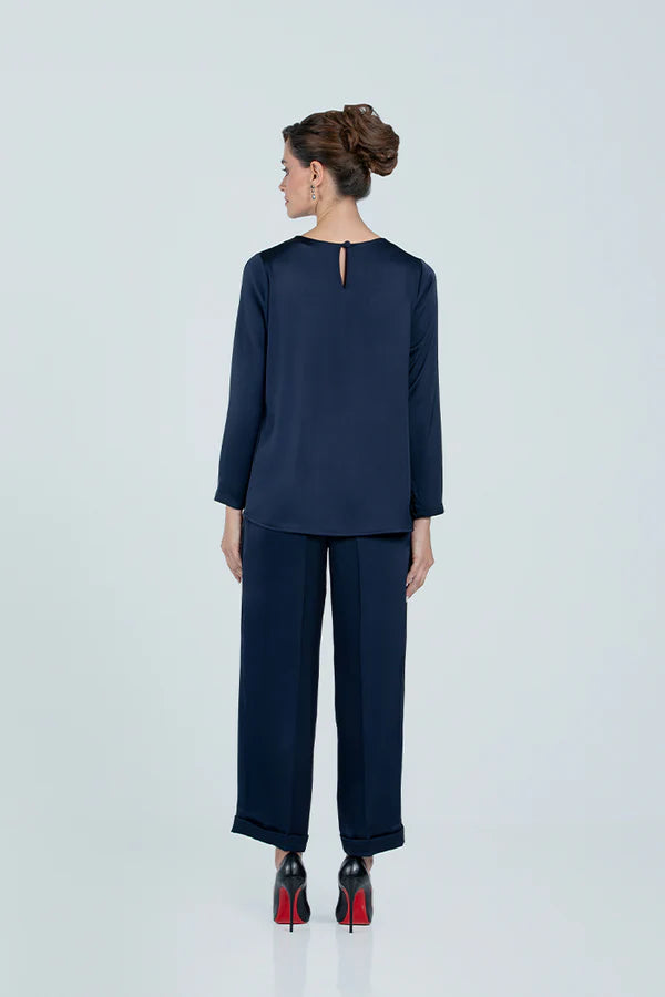 DCV2519-TOP & TROUSER DARK BLUE