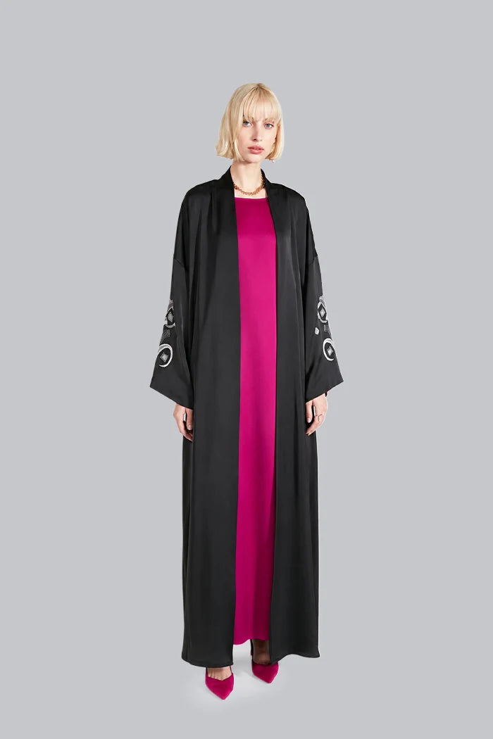NOON ART CALLIGRAPHY INSPIRED KIMONO – A2203-B-MDS