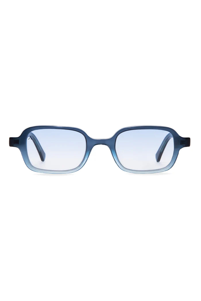 SUNGLASSES RECTANGULAR II - DARK BLUE WITH LIGHT BLUE