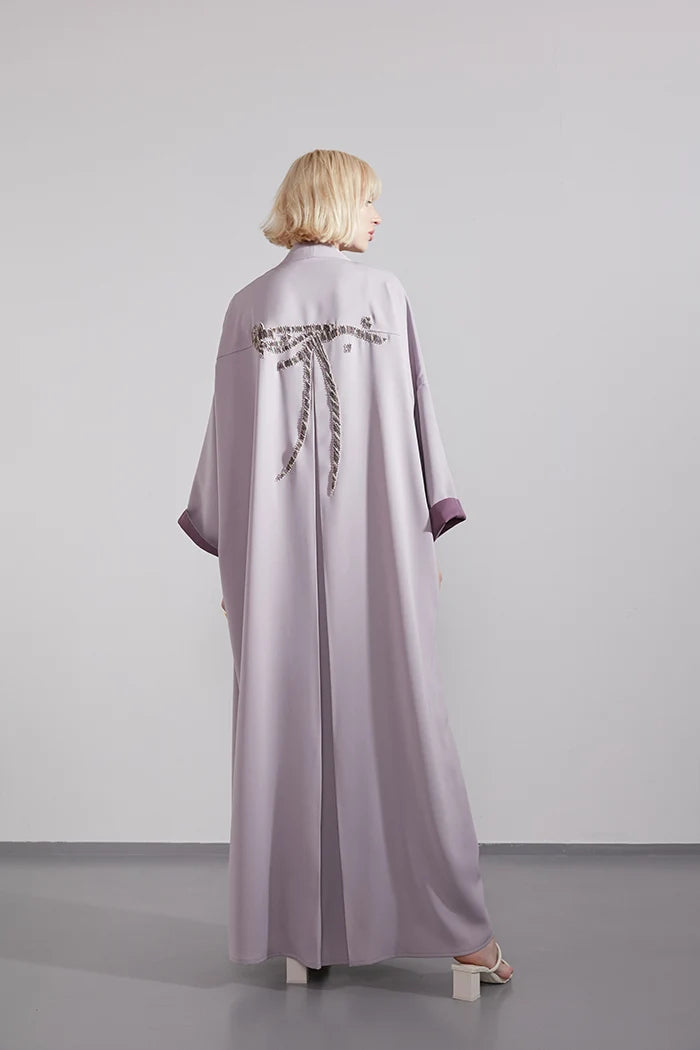ART FORMATION CALLIGRAPHY INSPIRED ABAYA – A2202-P-MDS