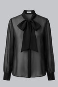 BOW CHIFFON SHIRT SM2646TP