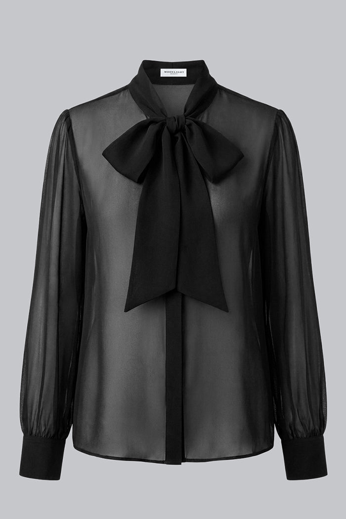 BOW CHIFFON SHIRT SM2646TP