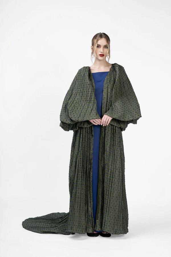 RMDHC2402 EMERALD CASCADE HAUTE COUTURE ABAYA