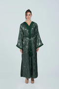 RMDJL2514-2-GREEN KIMONO ROYAL MAJESTY