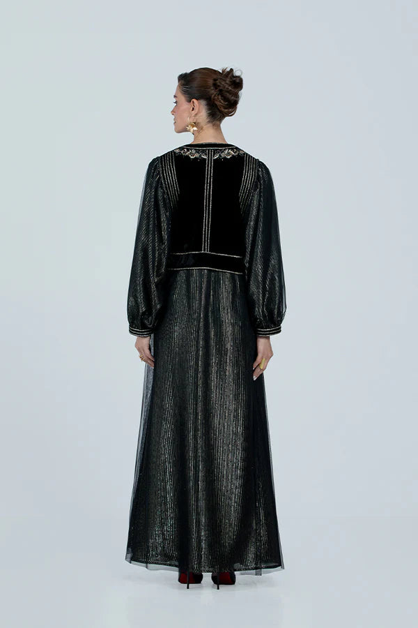 DCVHC2526 CELESTIAL NOIR ABAYA
