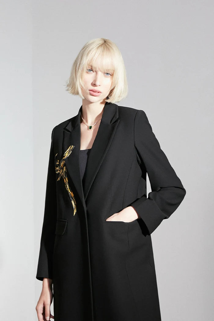 NOON ART HAND-EMBROIDERED SUIT – A2210-B-MDS