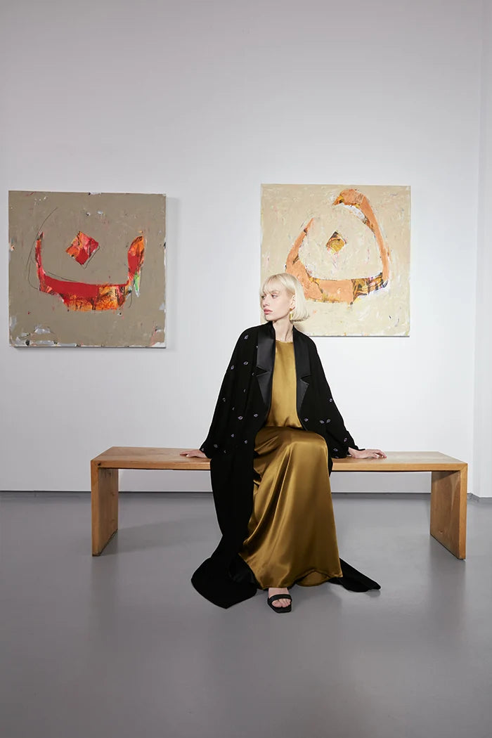 NOON ART INSPIRED ABAYA – A2208-MDS