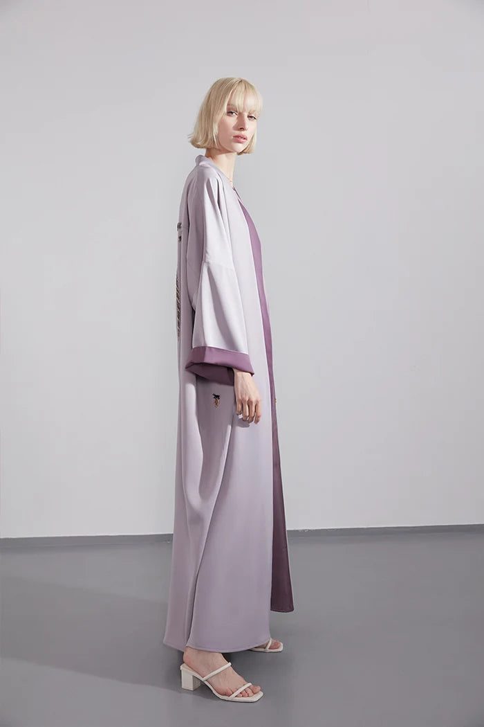 ART FORMATION CALLIGRAPHY INSPIRED ABAYA – A2202-P-MDS