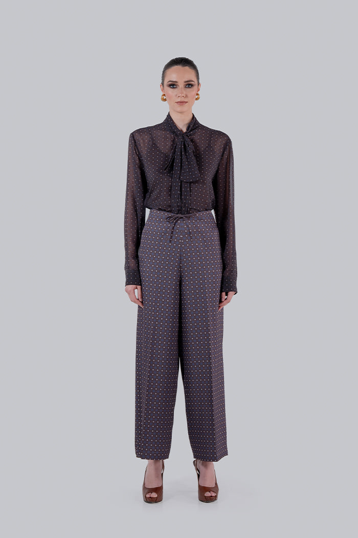 MOONLIGHT MOSAIC WIDE TROUSERS SM2647T