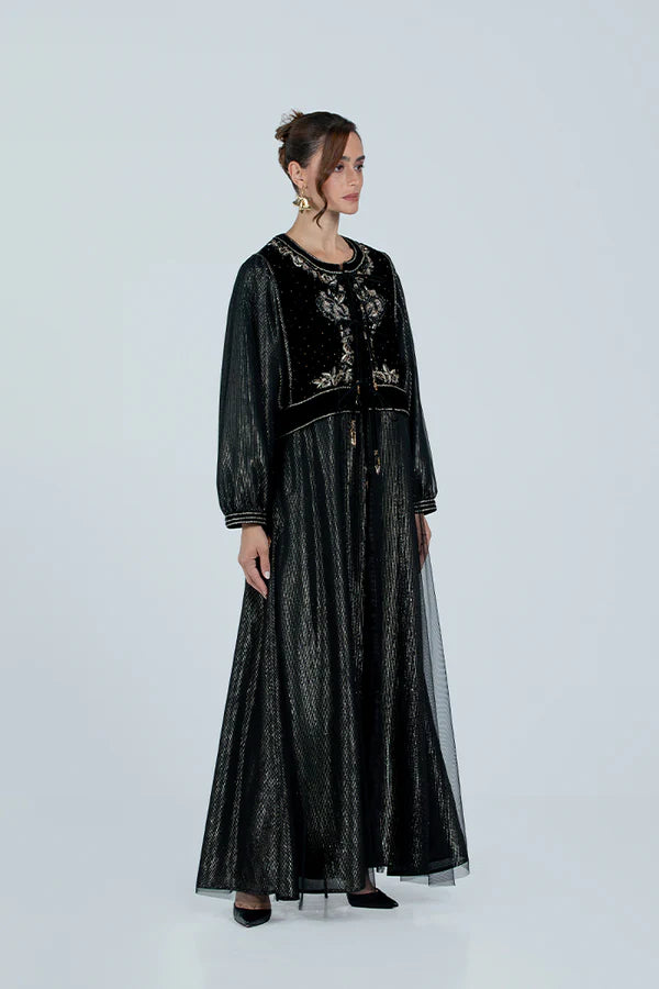 DCVHC2526 CELESTIAL NOIR ABAYA