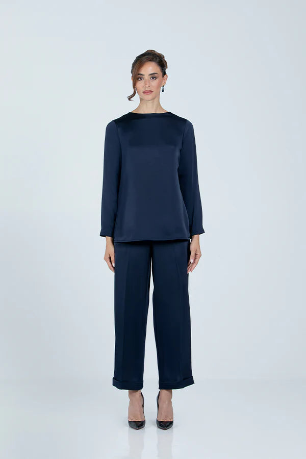DCV2519-TOP & TROUSER DARK BLUE