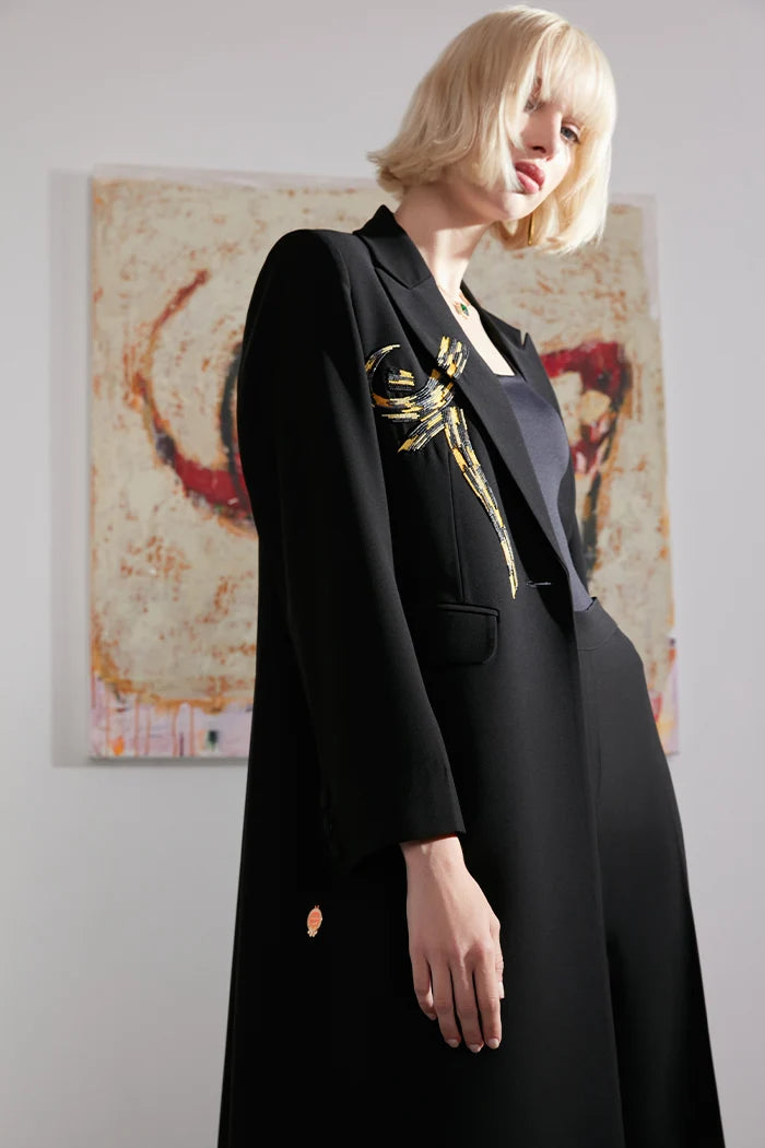NOON ART HAND-EMBROIDERED SUIT – A2210-B-MDS