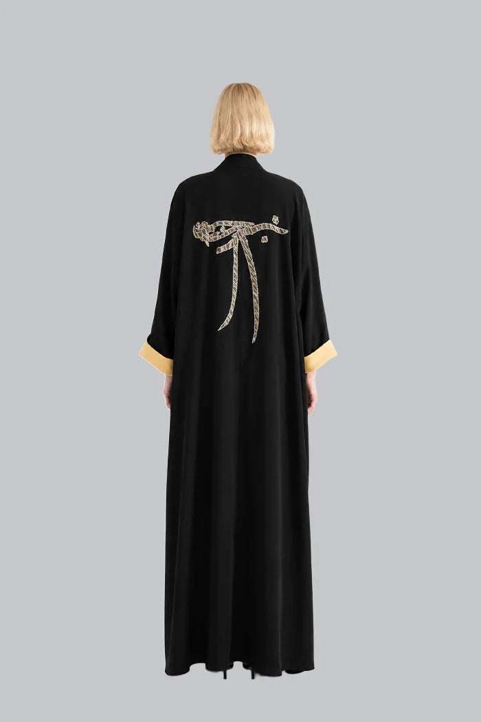 ART FORMATION CALLIGRAPHY INSPIRED ABAYA – A2202-B-MDS