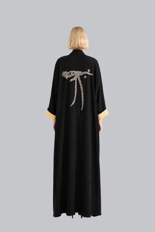 ART FORMATION CALLIGRAPHY INSPIRED ABAYA – A2202-B-MDS