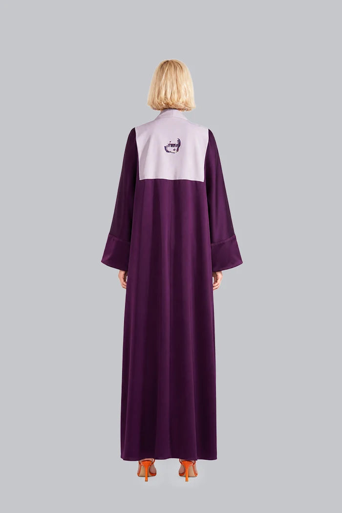 ESSENCE OF ART CALLIGRAPHY INSPIRED ABAYA – A2201-M-MDS