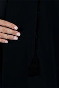 DC2514-BLACK THREADS OF SERENITY ABAYA