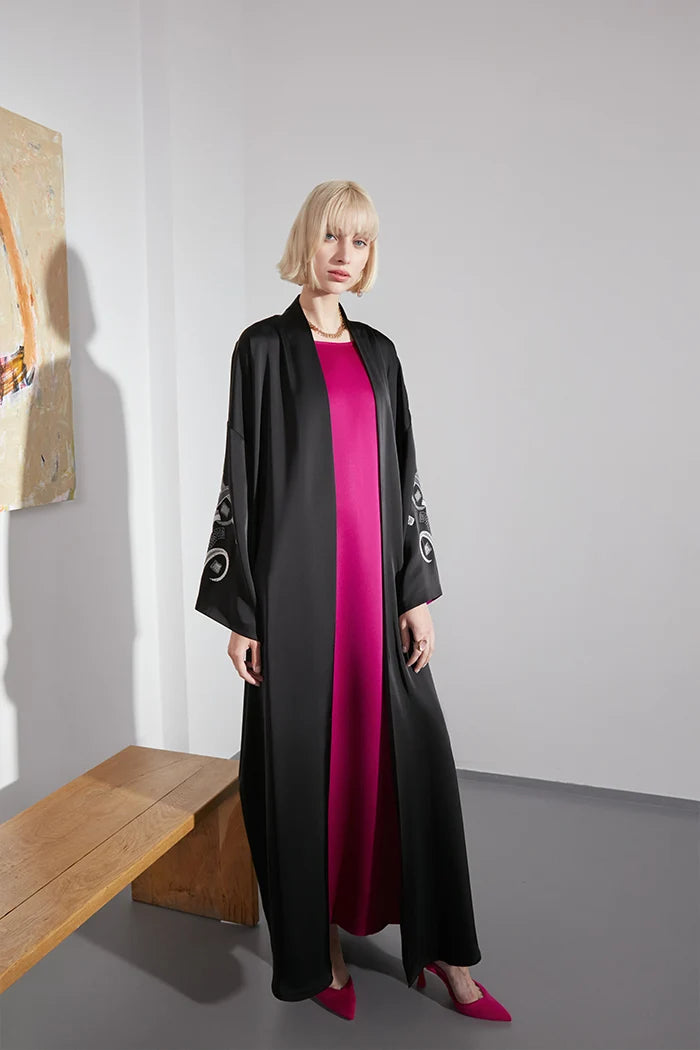 NOON ART CALLIGRAPHY INSPIRED KIMONO – A2203-B-MDS