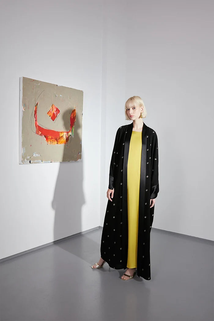 FULLY EMBROIDERED NOON ABAYA – A2209-MDS