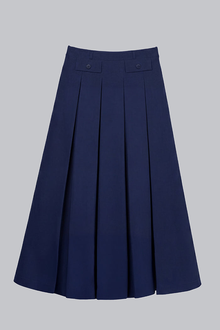 MAXI PLEATED SKIRT SM2646SP