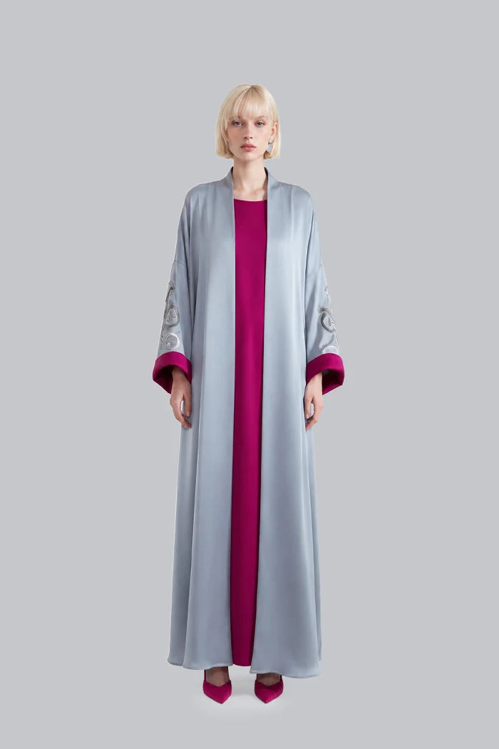 NOON ART CALLIGRAPHY INSPIRED KIMONO – A2203-G-MDS