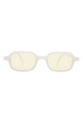 SUNGLASSES RECTANGULAR II - SHINY BEIGE