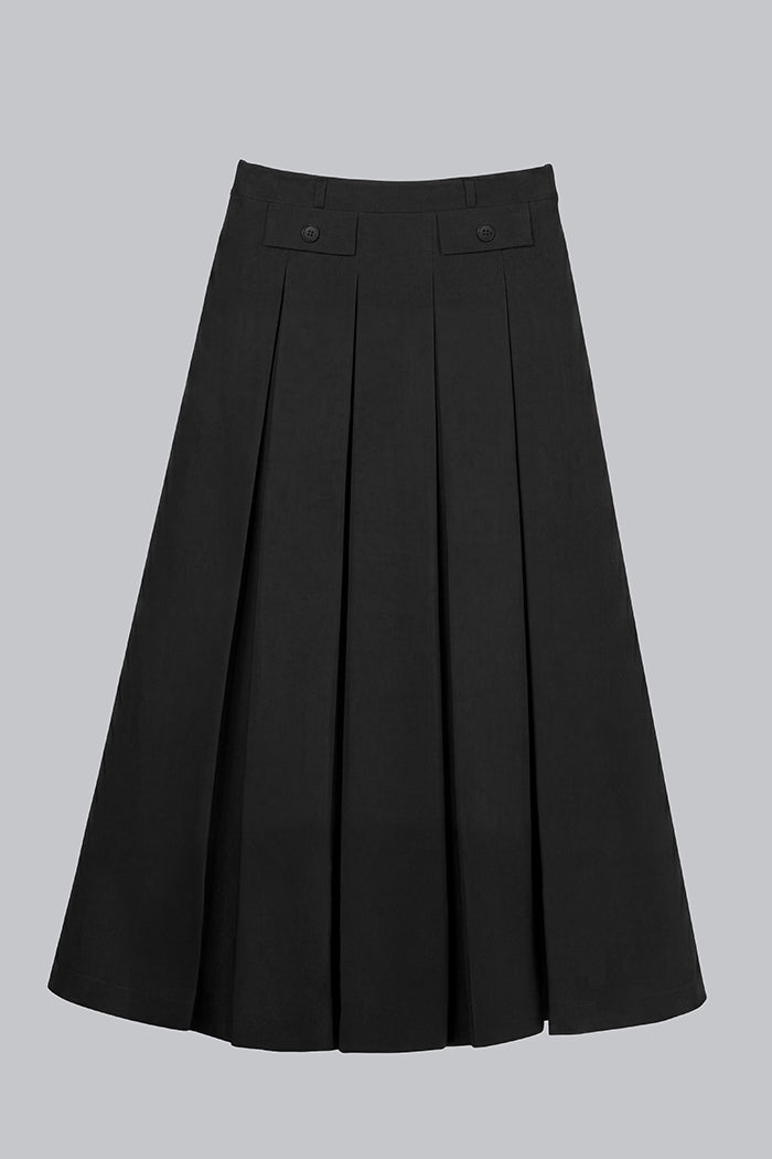 MAXI PLEATED SKIRT SM2646SP